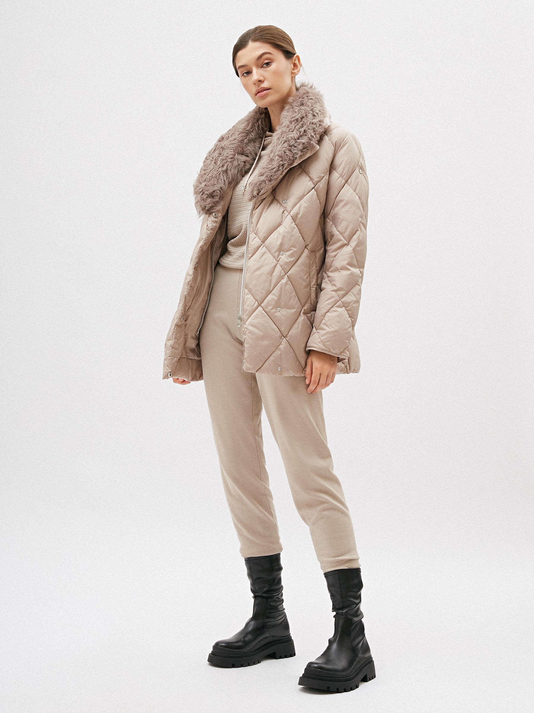 Пуховое Пальто
